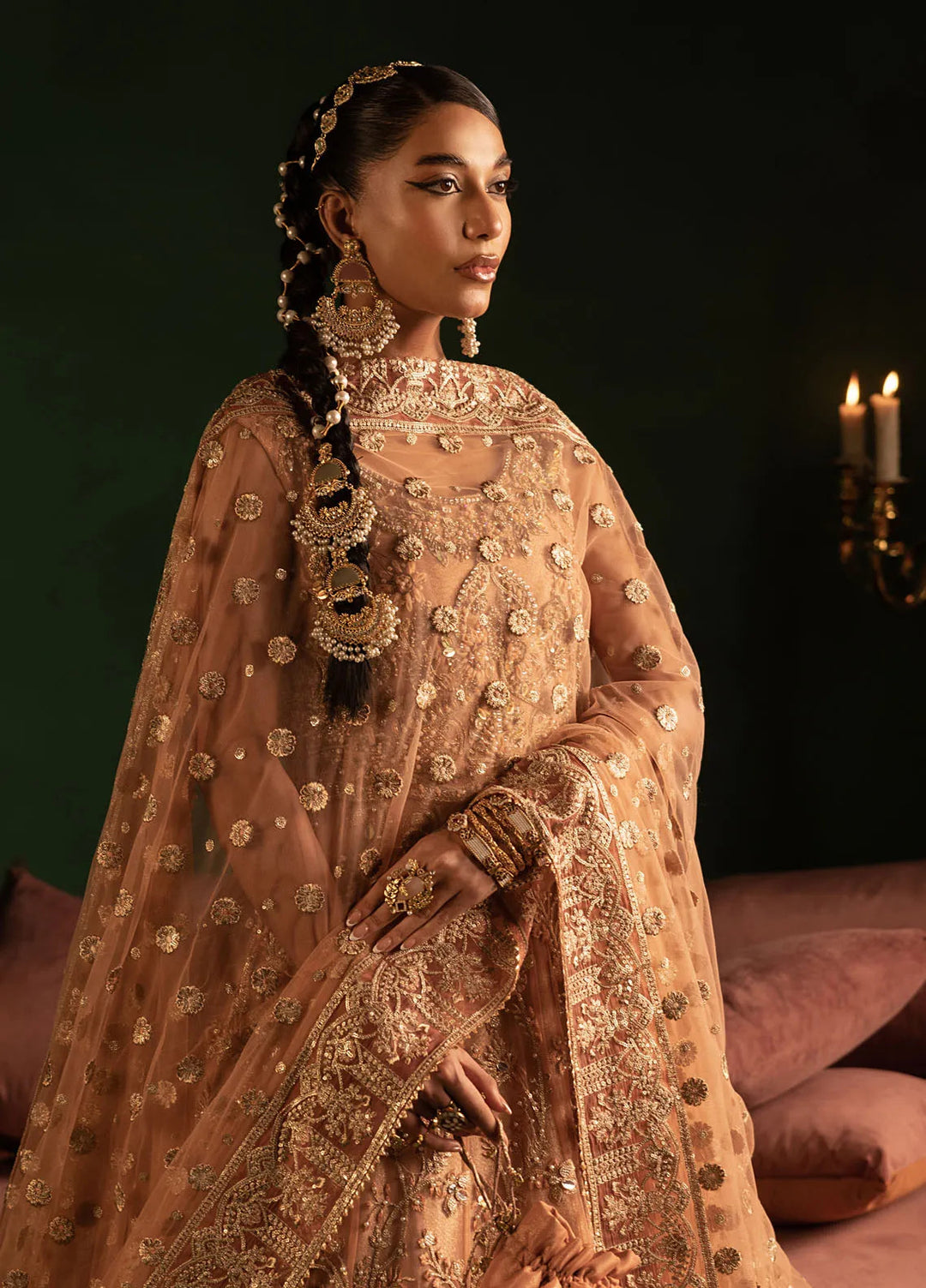 Onora by Diara Couture Embroidered Net Suit Unstitched 4 Piece DC24OW WC-2-06 Ayla - Luxury Collection
