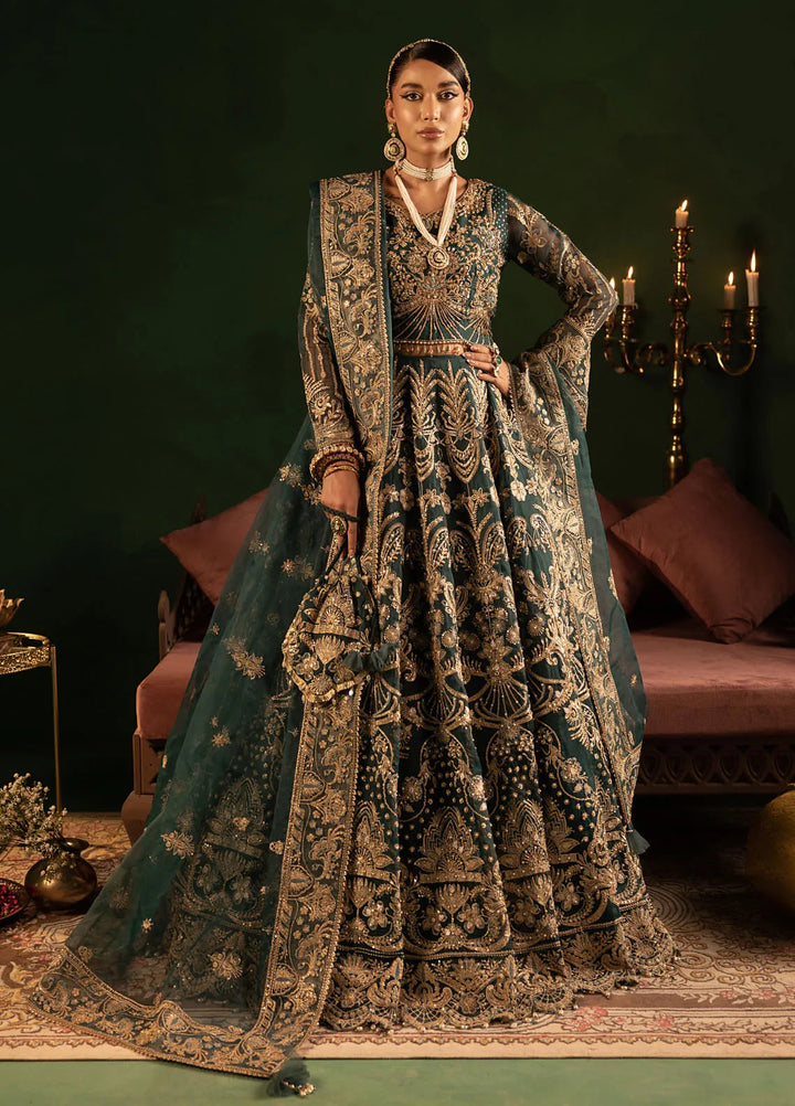 Onora by Diara Couture Embroidered Organza Suit Unstitched 4 Piece DC24OW WC-2-01 Arlyn - Luxury Collection