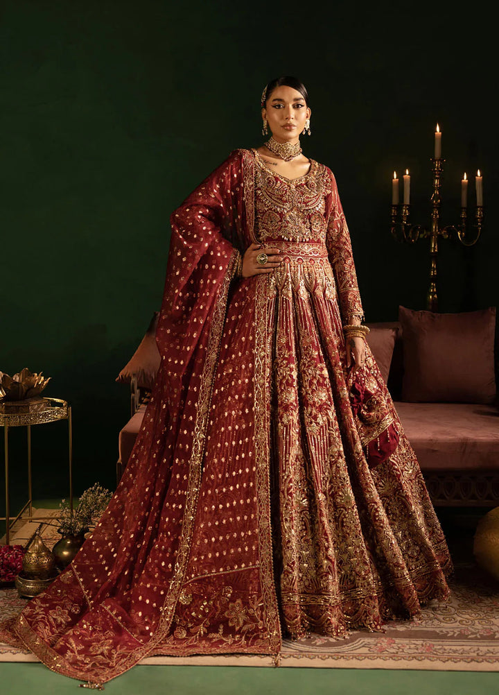Onora by Diara Couture Embroidered Organza Suit Unstitched 4 Piece DC24OW WC-2-03 Aelin - Luxury Collection