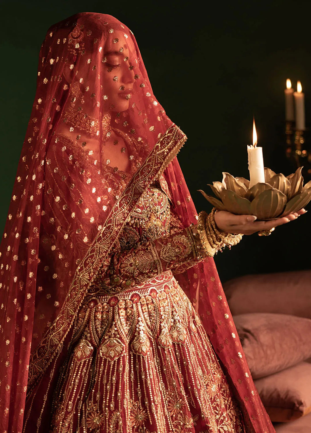 Onora by Diara Couture Embroidered Organza Suit Unstitched 4 Piece DC24OW WC-2-03 Aelin - Luxury Collection