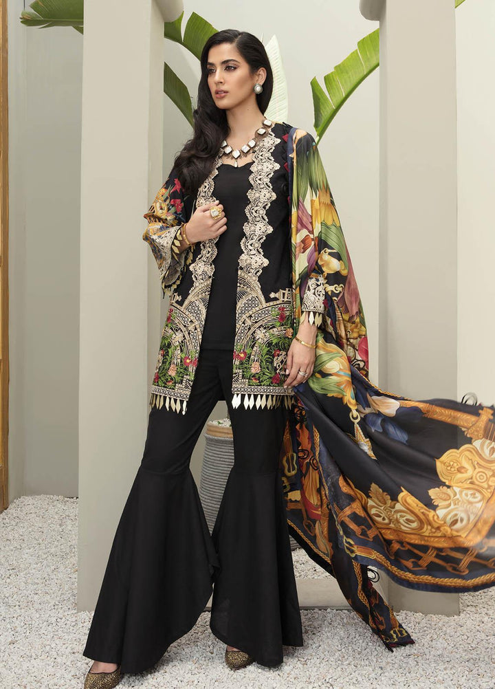 Ophelia By Epoque Embroidered Lawn Suits Unstitched 3 Piece EP21O 07 Dark Spectrum - Festive Collection