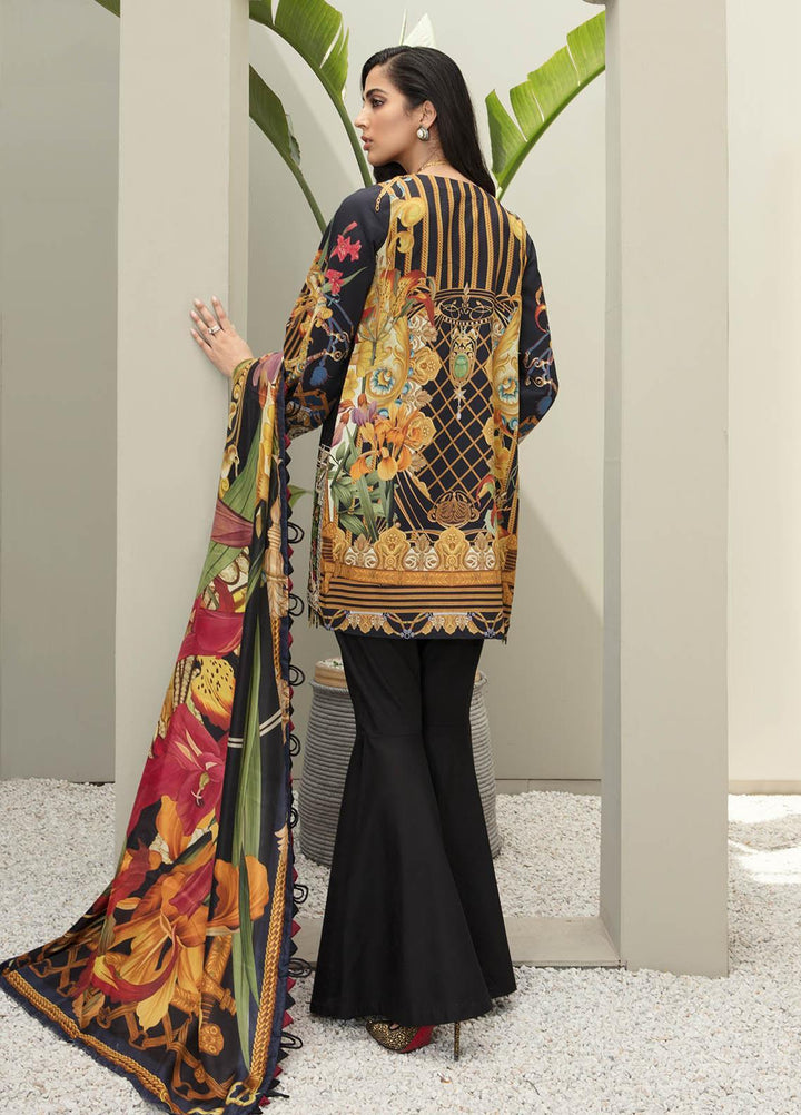 Ophelia By Epoque Embroidered Lawn Suits Unstitched 3 Piece EP21O 07 Dark Spectrum - Festive Collection