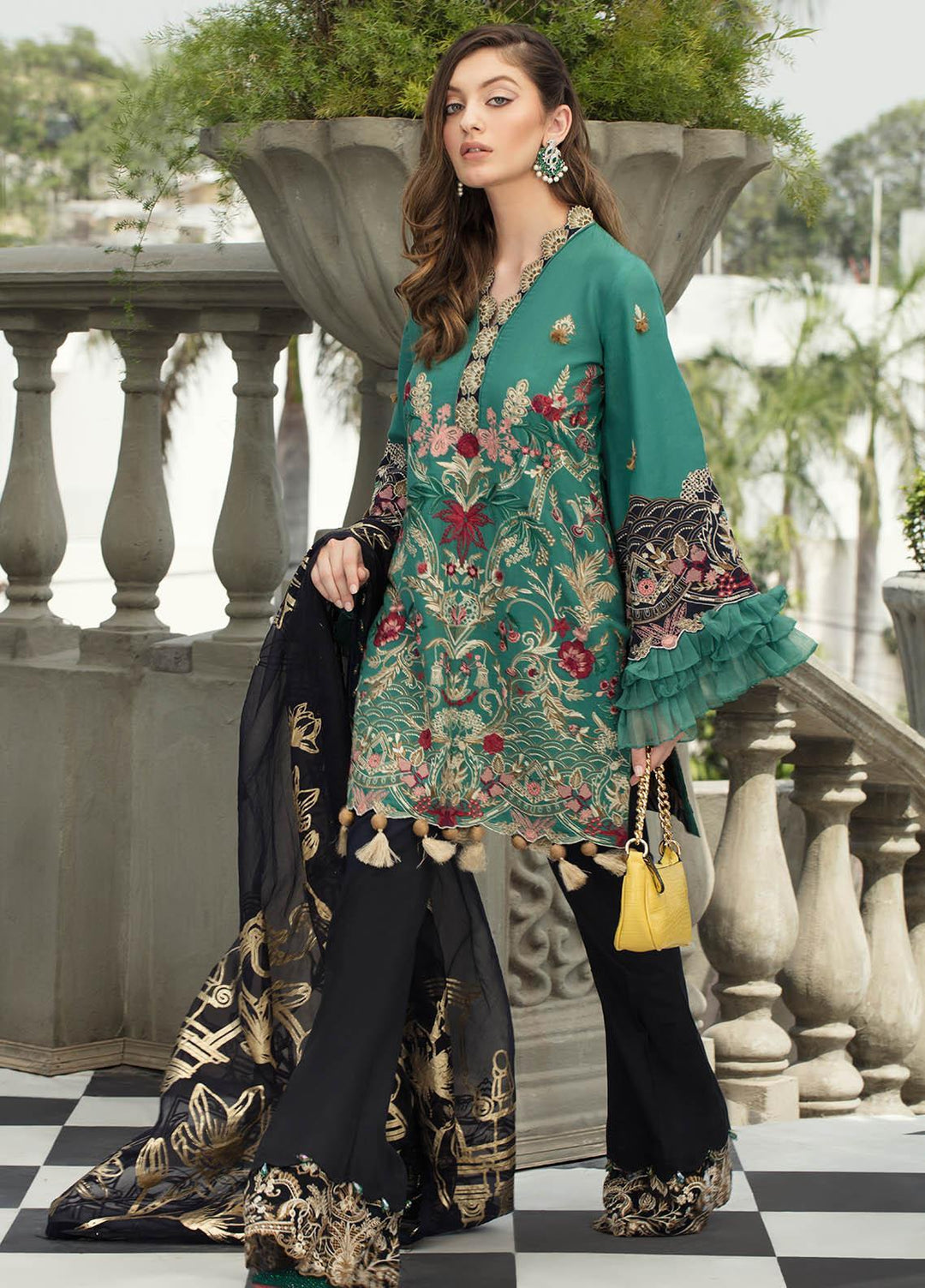 Ophelia By Epoque Embroidered Lawn Suits Unstitched 3 Piece EP21O 09 Summer Zest - Festive Collection