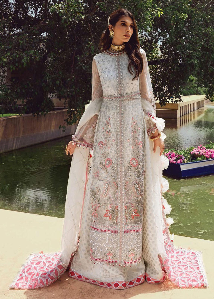 Opulence By Anaya Embroidered Net Suits Unstitched 3 Piece AKC21O AC21-01 Opal - Luxury Collection