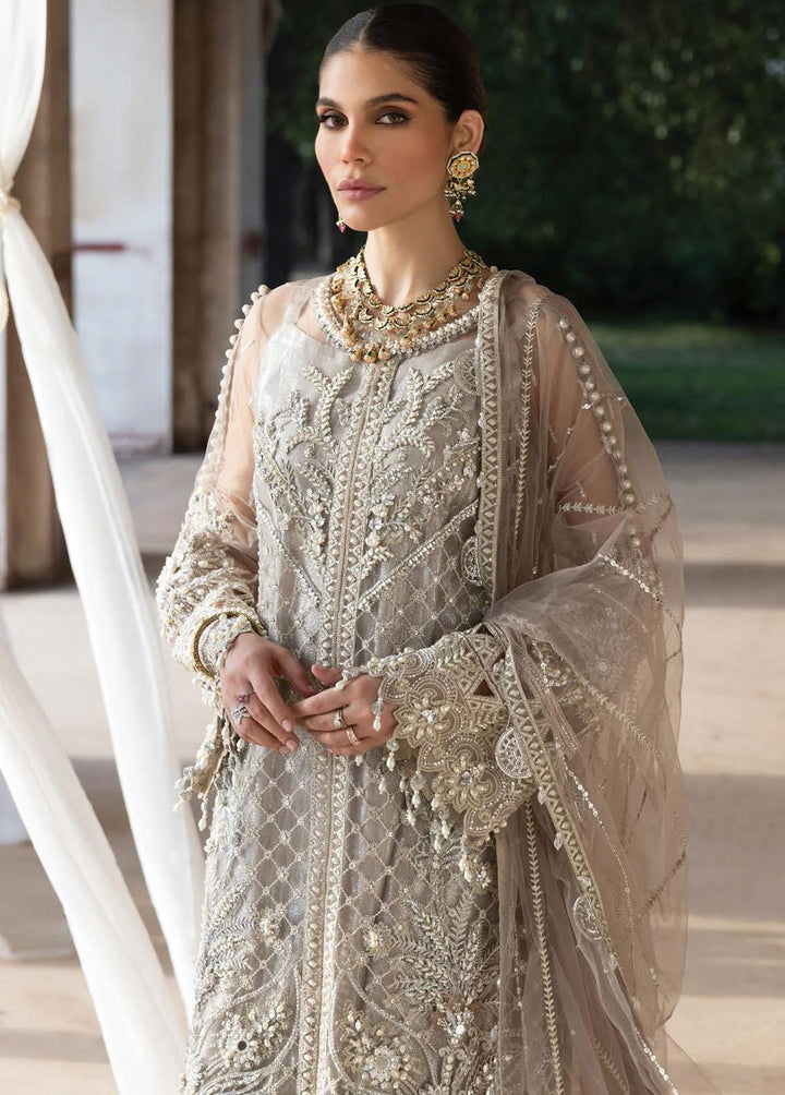 Opulence By Anaya Embroidered Net Suits Unstitched 3 Piece AKC21O AC21-06 Jade - Luxury Collection