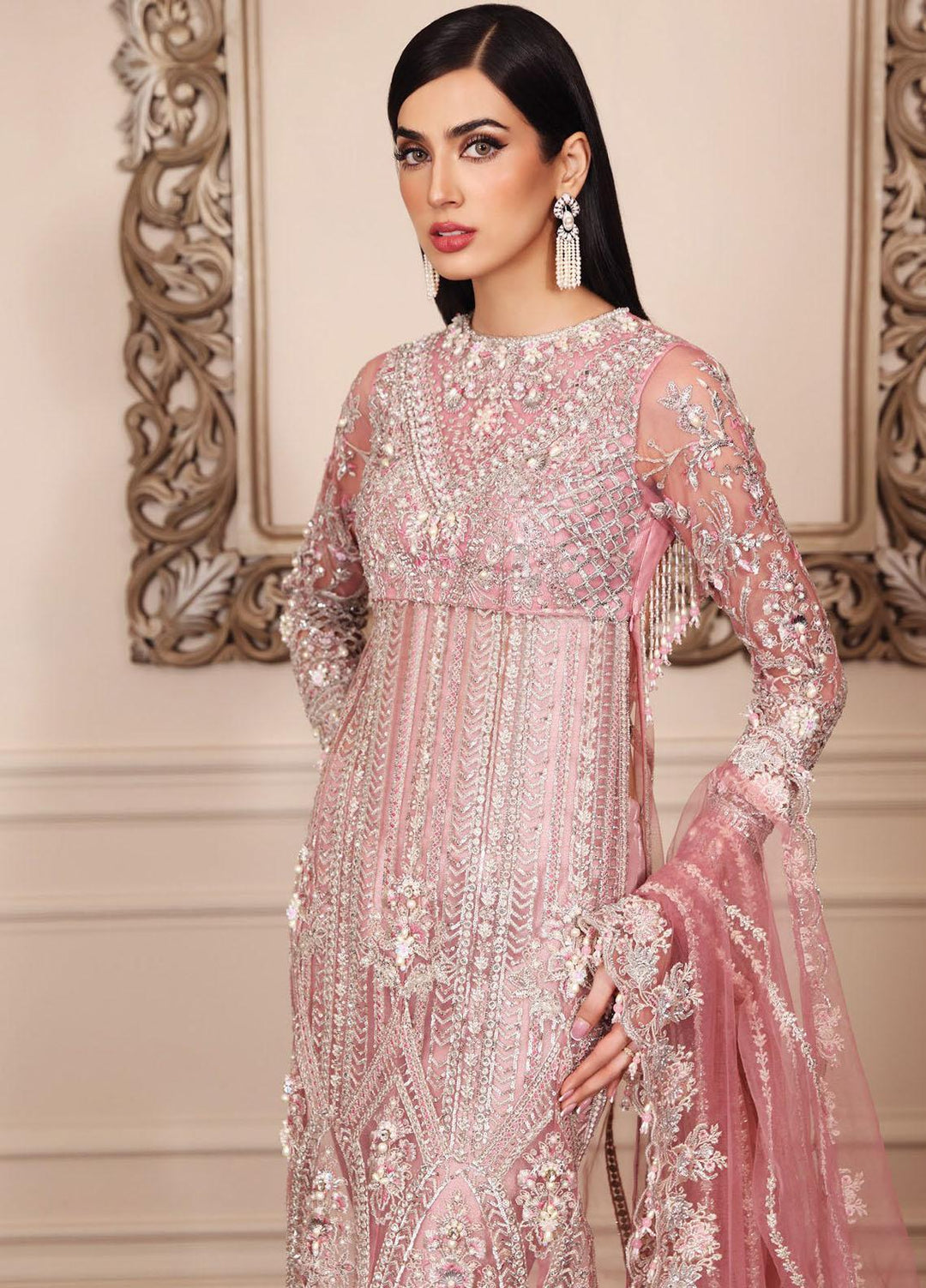 Opulence by Anaya Embroidered Chiffon Suits Unstitched 3 Piece AKC22O AC22-08-Chloe - Luxury Collection