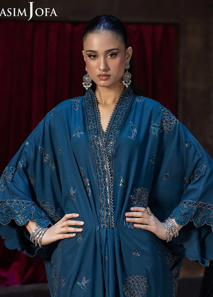 Opulence by Asim Jofa Embroidered Boski Silk Suits Unstitched 3 Piece AJ25OF AJFO-01-UNS - Festive Collection