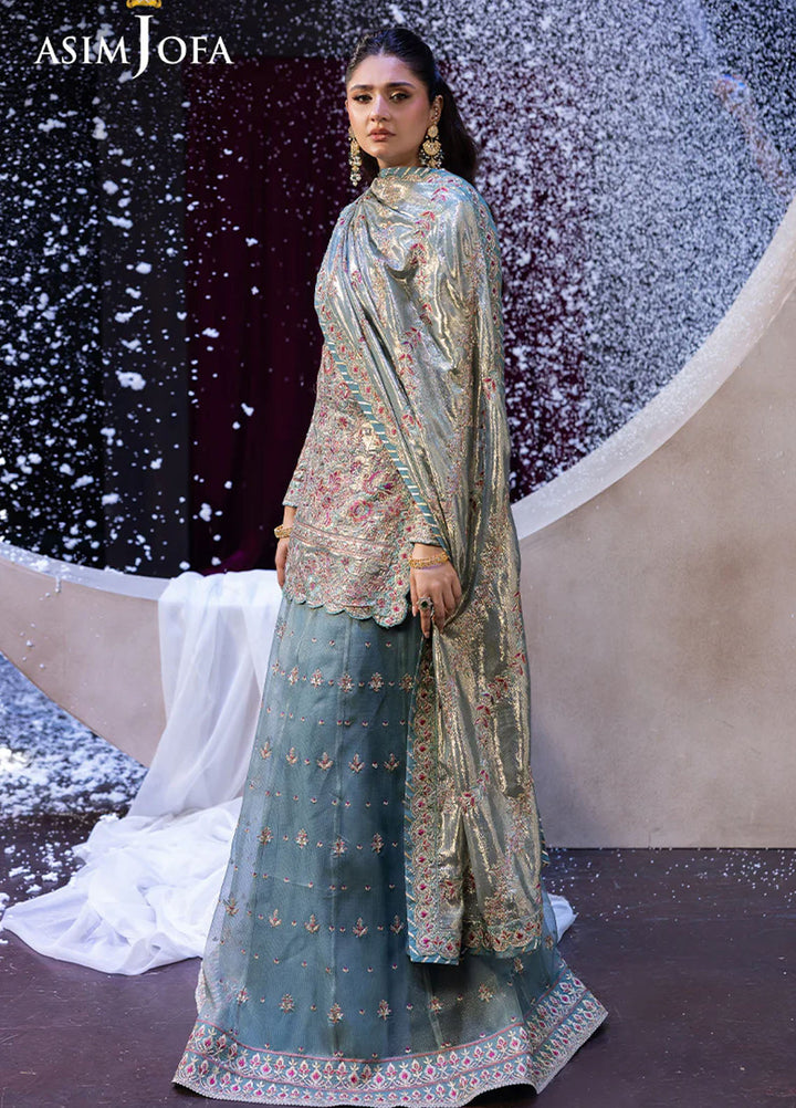Opulence by Asim Jofa Embroidered Chamkeli Suits Unstitched 3 Piece AJ25OF AJFO-14-UNS - Festive Collection