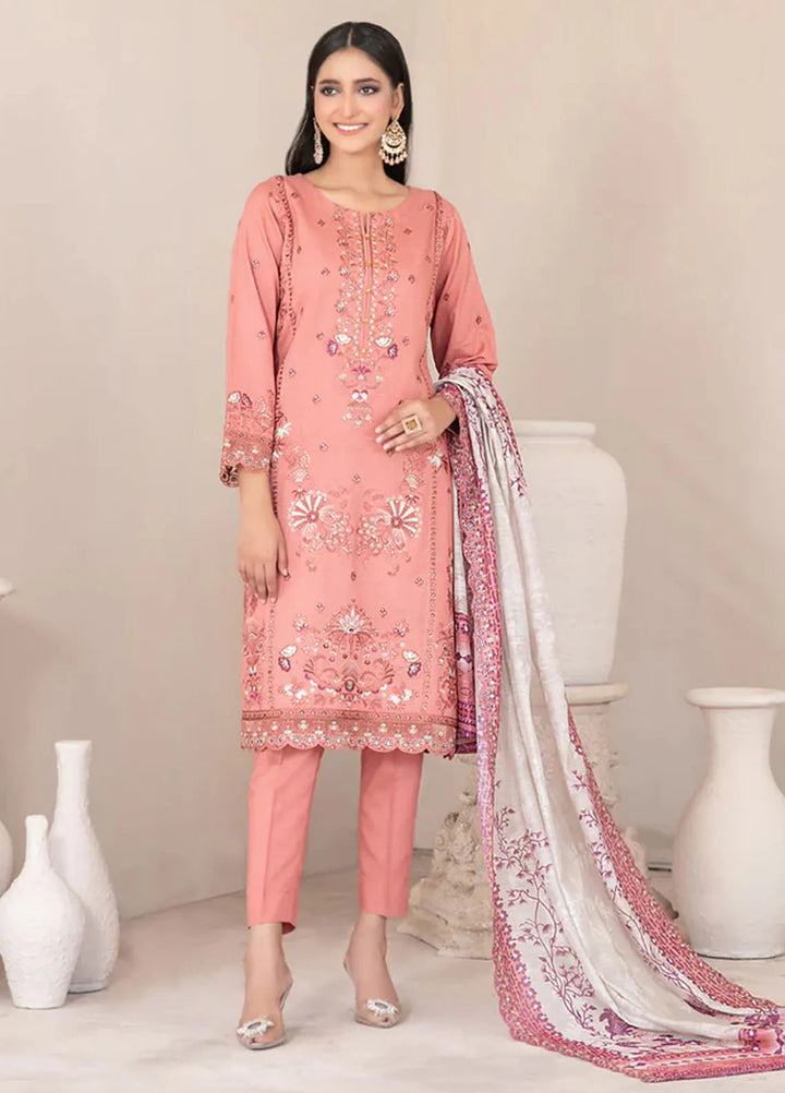 Oraibia By Tawakkal Fabrics Embroidered Viscose Suit Unstitched 3 Piece TWF24O D-1042 - Winter Collection