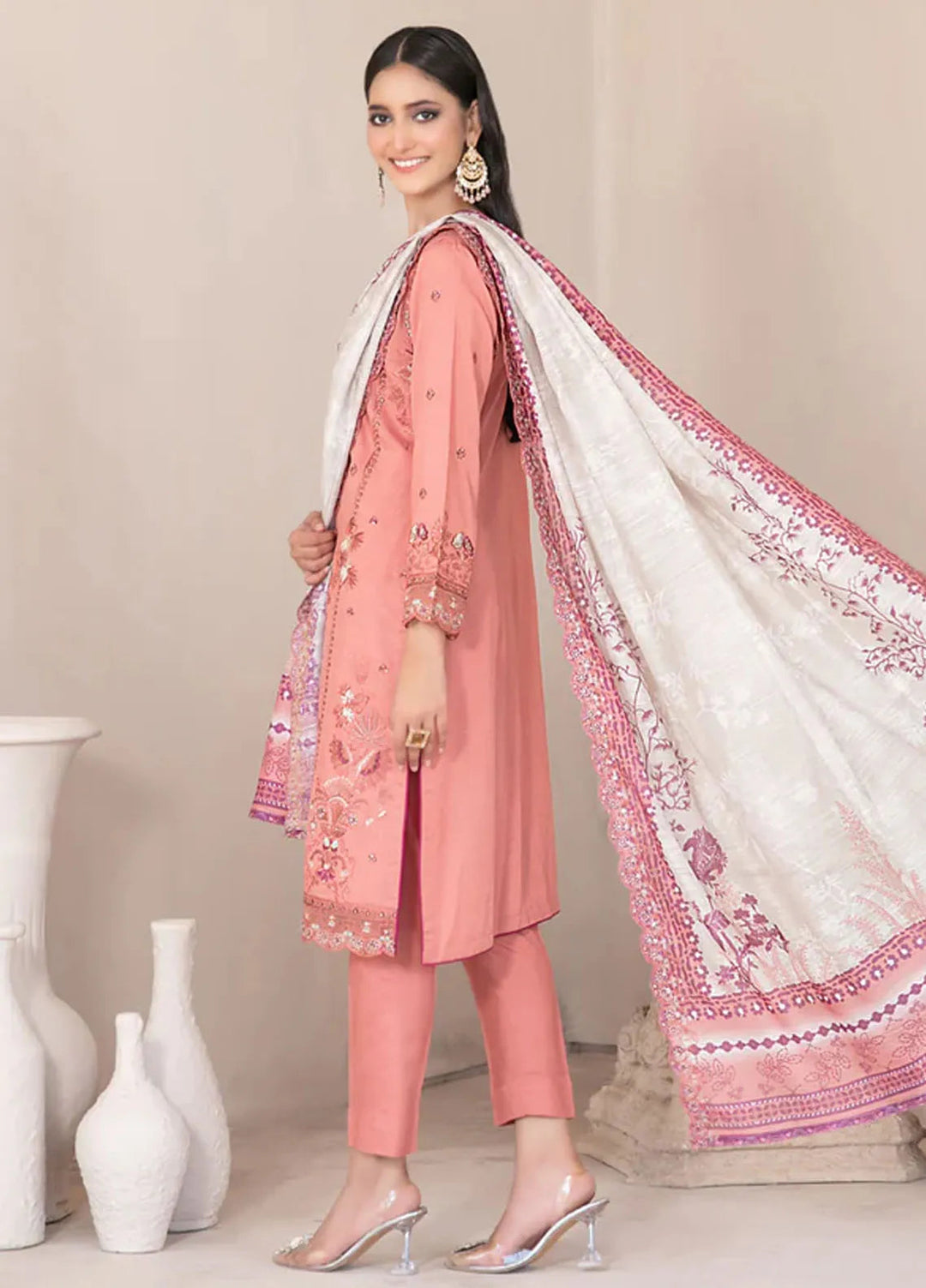 Oraibia By Tawakkal Fabrics Embroidered Viscose Suit Unstitched 3 Piece TWF24O D-1042 - Winter Collection