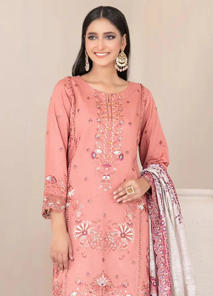 Oraibia By Tawakkal Fabrics Embroidered Viscose Suit Unstitched 3 Piece TWF24O D-1042 - Winter Collection