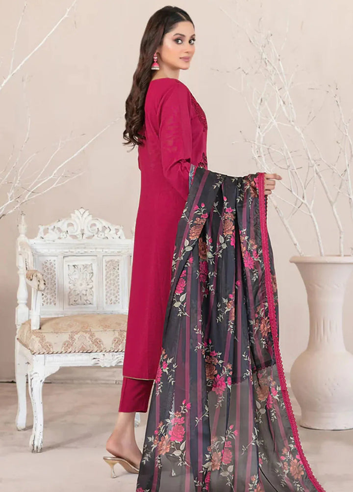 Oraibia By Tawakkal Fabrics Embroidered Viscose Suit Unstitched 3 Piece TWF24O D-1047 - Winter Collection