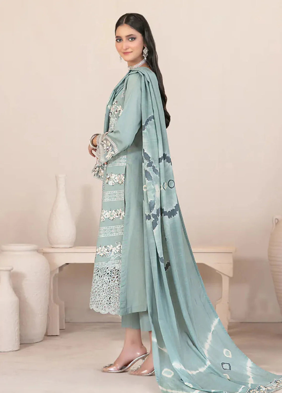 Oraibia By Tawakkal Fabrics Embroidered Viscose Suit Unstitched 3 Piece TWF24O D-1048 - Winter Collection