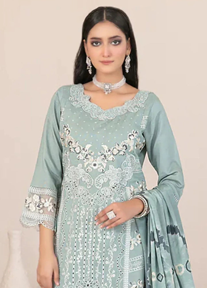 Oraibia By Tawakkal Fabrics Embroidered Viscose Suit Unstitched 3 Piece TWF24O D-1048 - Winter Collection