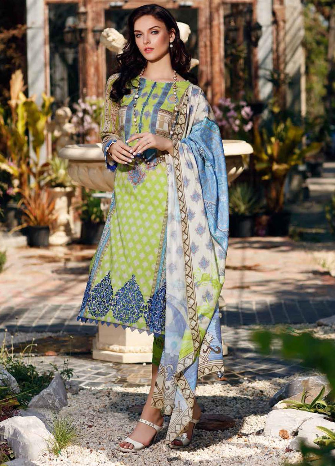 Orange Series by Charizma Embroidered Lawn Suits Unstitched 3 Piece CRZ21O 22 - Spring / Summer Collection