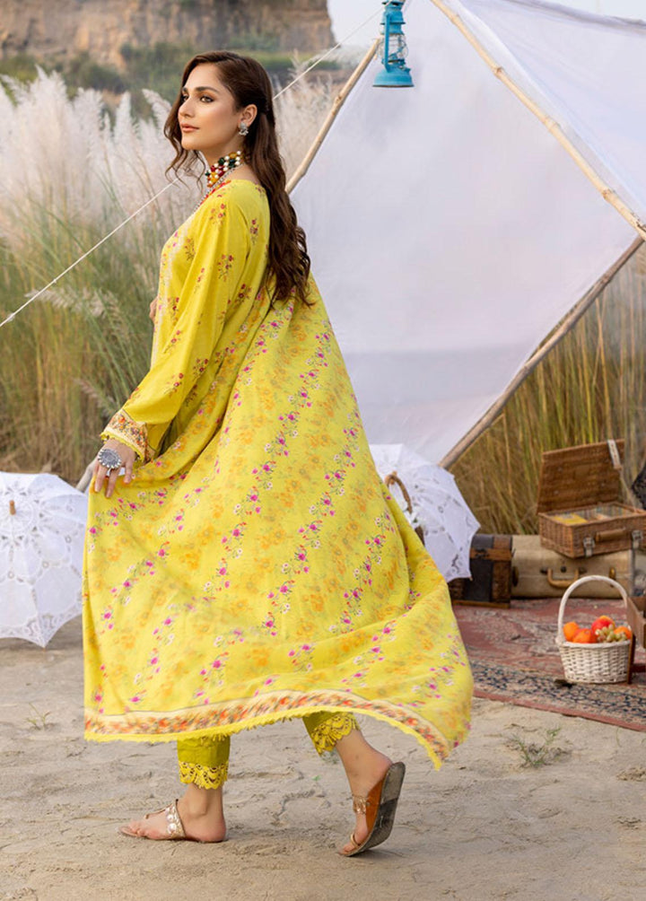 Orchid By Regalia Textiles Printed Linen Suits Unstitched 3 Piece RGT22O OLP-03 - Winter Collection