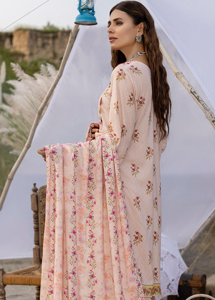 Orchid By Regalia Textiles Printed Linen Suits Unstitched 3 Piece RGT22O OLP-04 - Winter Collection