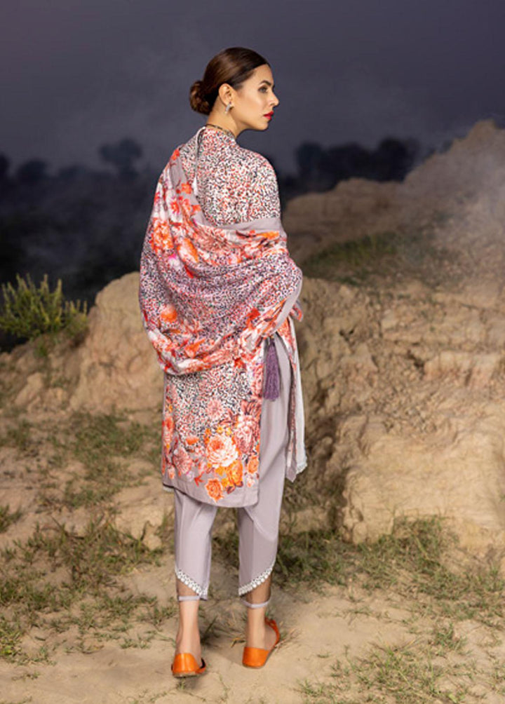 Orchid By Regalia Textiles Printed Linen Suits Unstitched 3 Piece RGT22O OLP-10 - Winter Collection