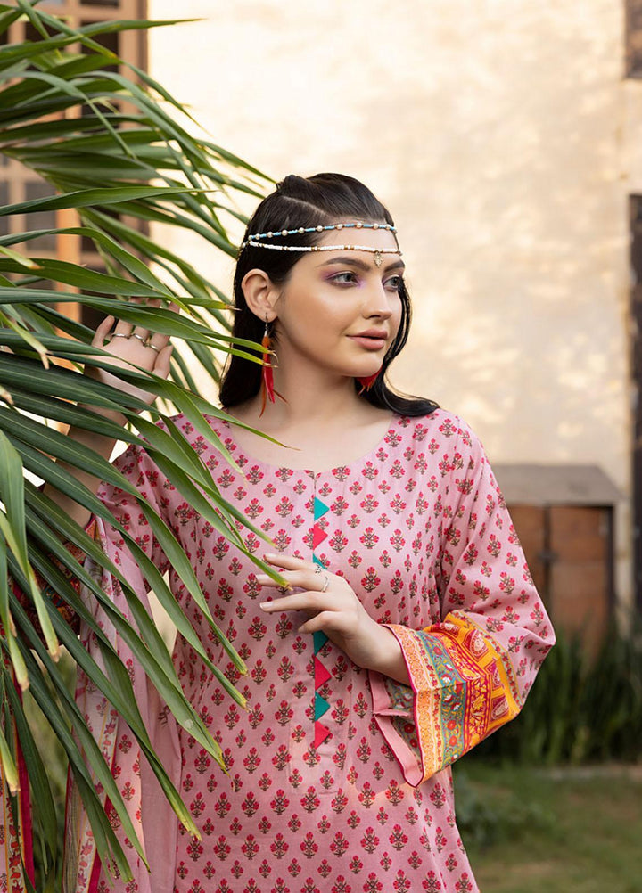 Orchid By Regalia Textiles Printed Lawn Suits Unstitched 3 Piece RGT23O D-1 - Summer Collection