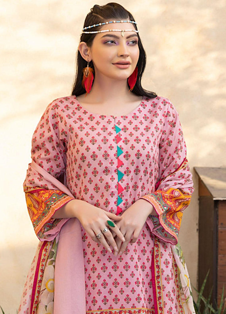 Orchid By Regalia Textiles Printed Lawn Suits Unstitched 3 Piece RGT23O D-1 - Summer Collection