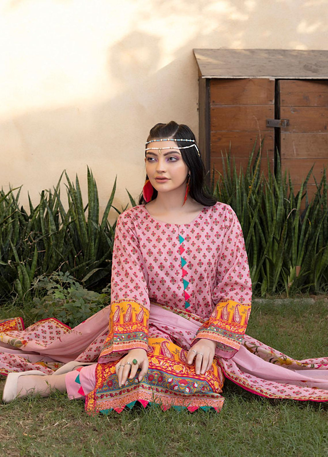 Orchid By Regalia Textiles Printed Lawn Suits Unstitched 3 Piece RGT23O D-1 - Summer Collection