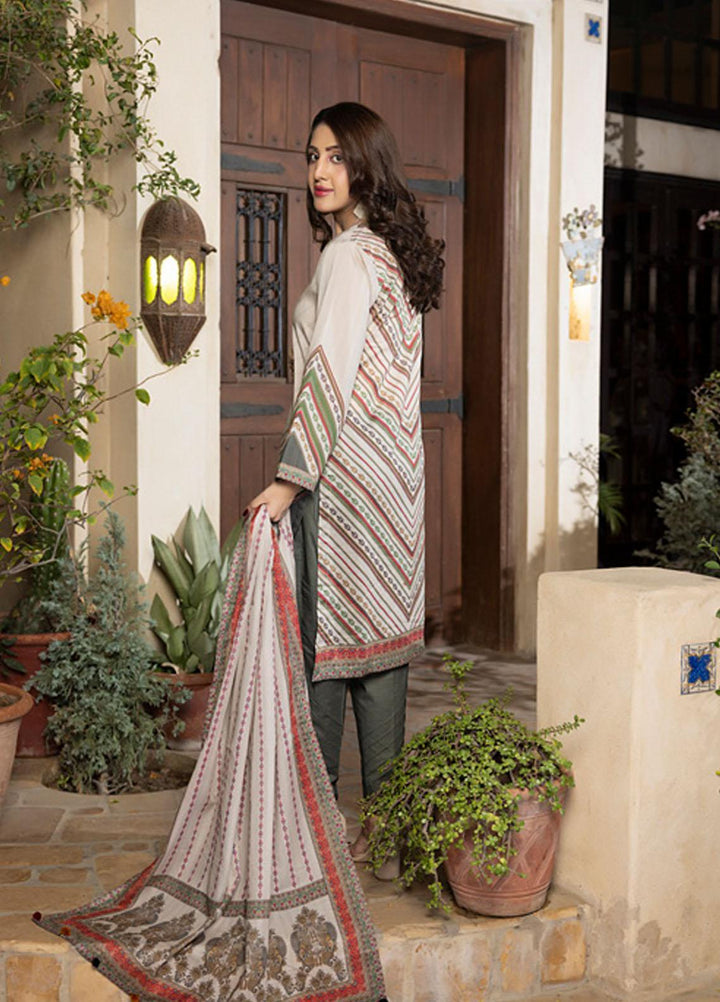 Orchid By Regalia Textiles Printed Lawn Suits Unstitched 3 Piece RGT23O D-10 - Summer Collection