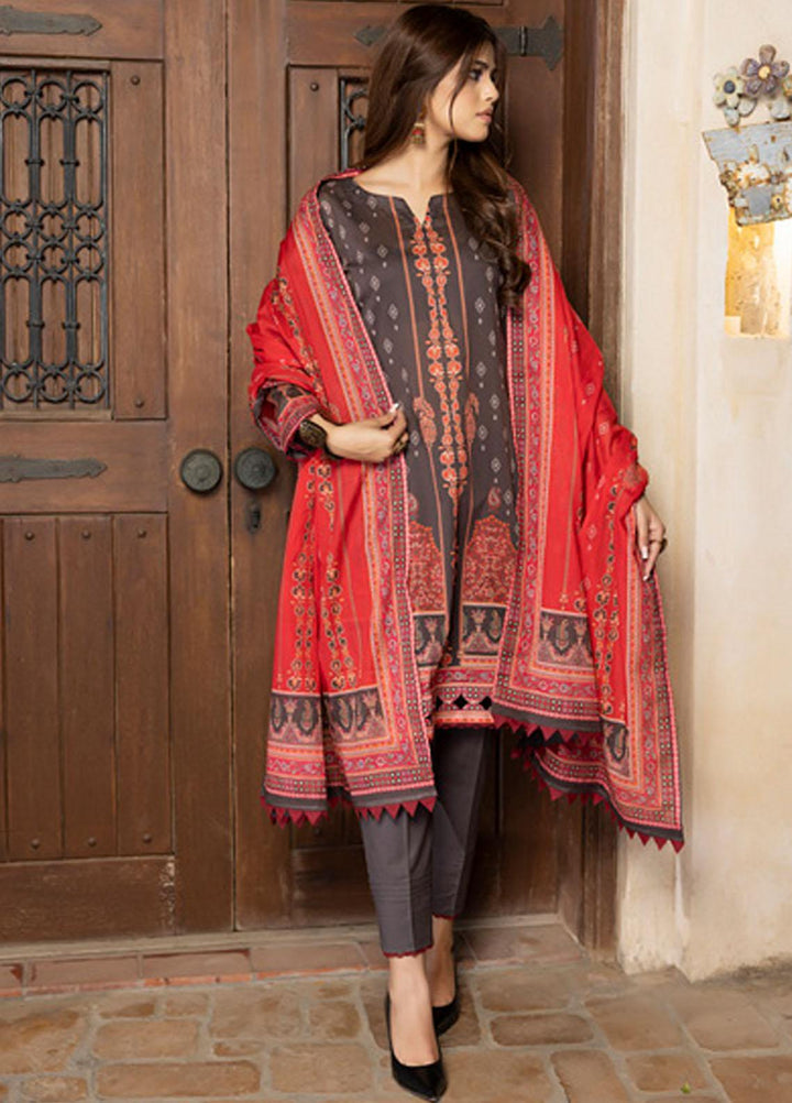 Orchid By Regalia Textiles Printed Lawn Suits Unstitched 3 Piece RGT23O D-11 - Summer Collection