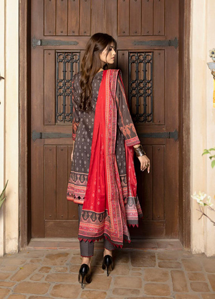 Orchid By Regalia Textiles Printed Lawn Suits Unstitched 3 Piece RGT23O D-11 - Summer Collection