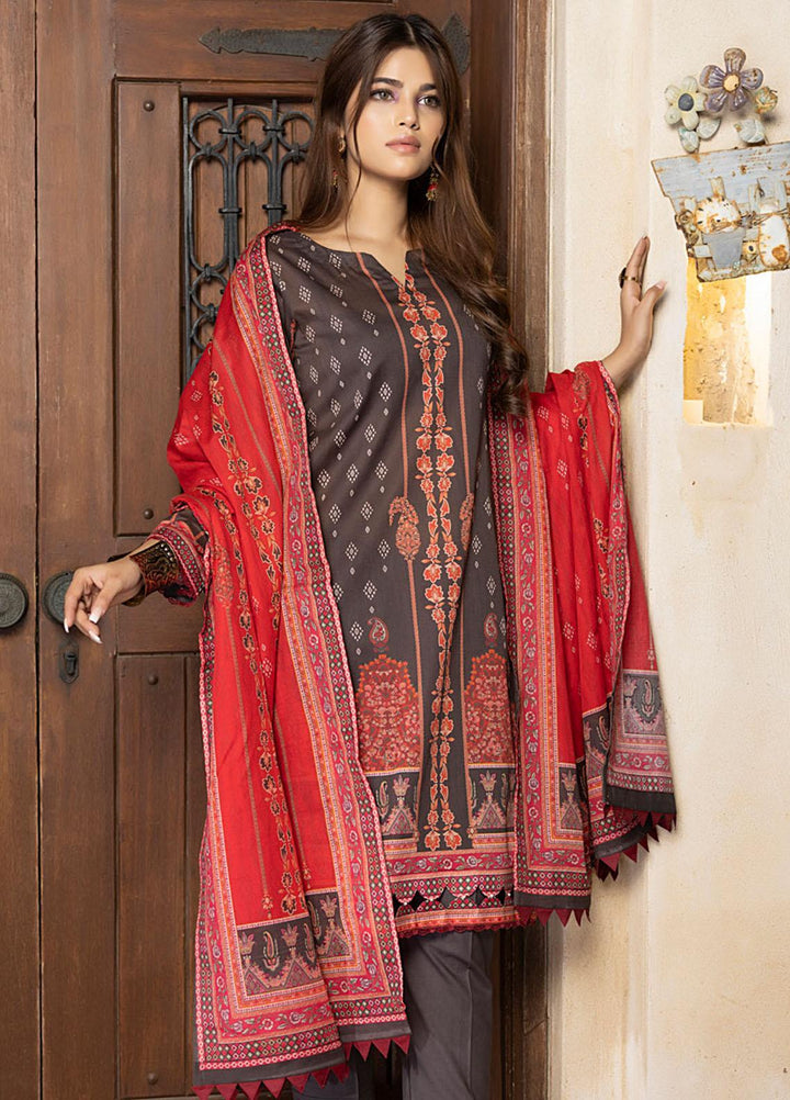 Orchid By Regalia Textiles Printed Lawn Suits Unstitched 3 Piece RGT23O D-11 - Summer Collection