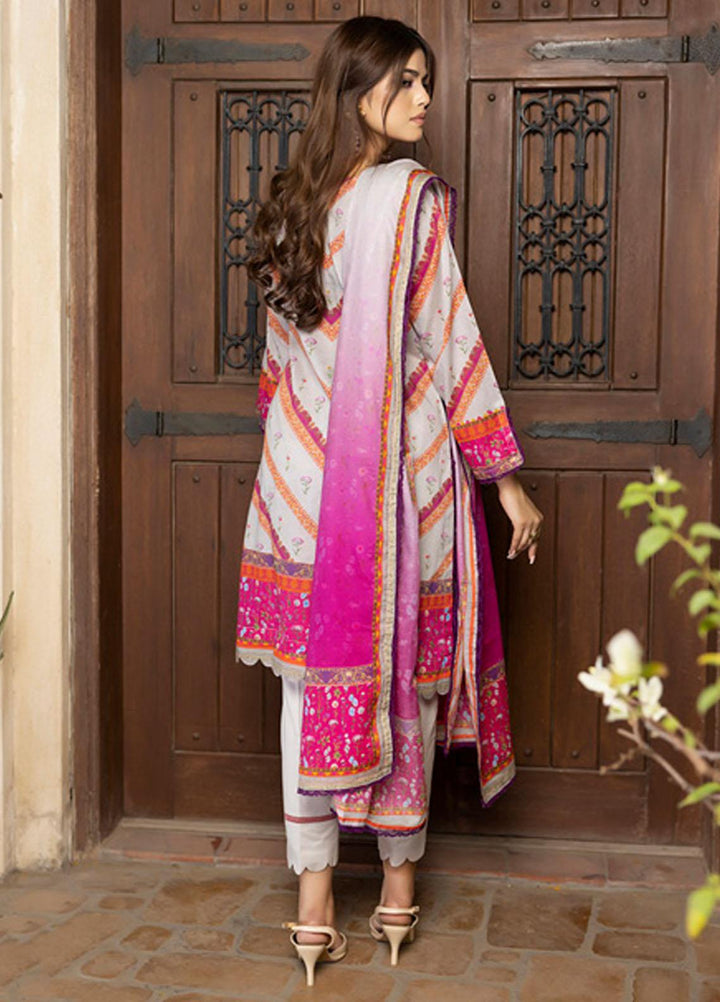 Orchid By Regalia Textiles Printed Lawn Suits Unstitched 3 Piece RGT23O D-13 - Summer Collection