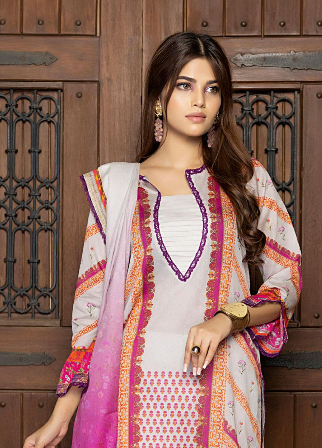 Orchid By Regalia Textiles Printed Lawn Suits Unstitched 3 Piece RGT23O D-13 - Summer Collection