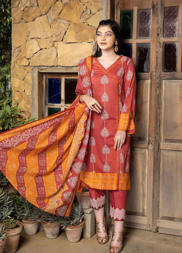 Orchid By Regalia Textiles Printed Lawn Suits Unstitched 3 Piece RGT23O D-14 - Summer Collection