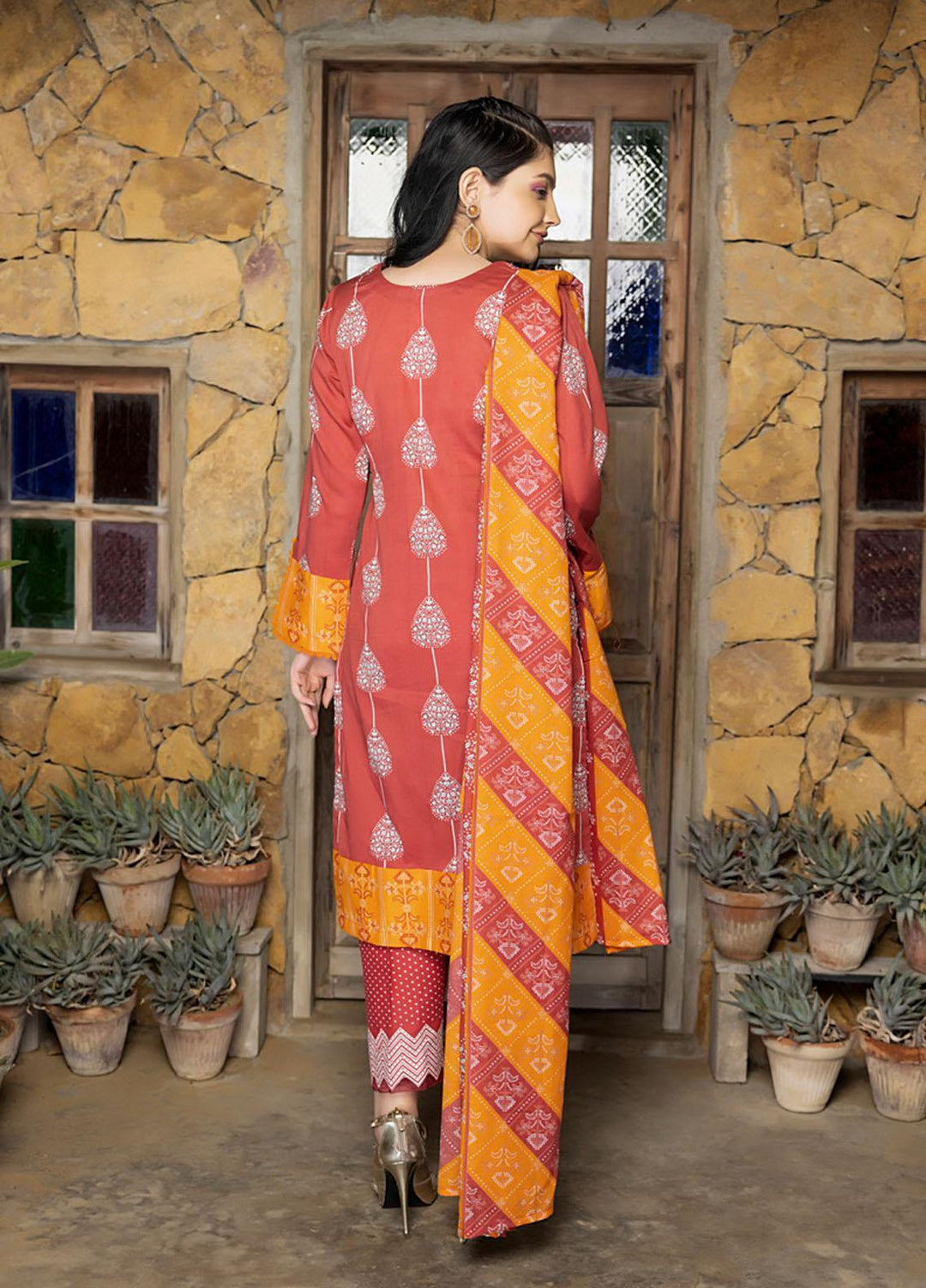 Orchid By Regalia Textiles Printed Lawn Suits Unstitched 3 Piece RGT23O D-14 - Summer Collection