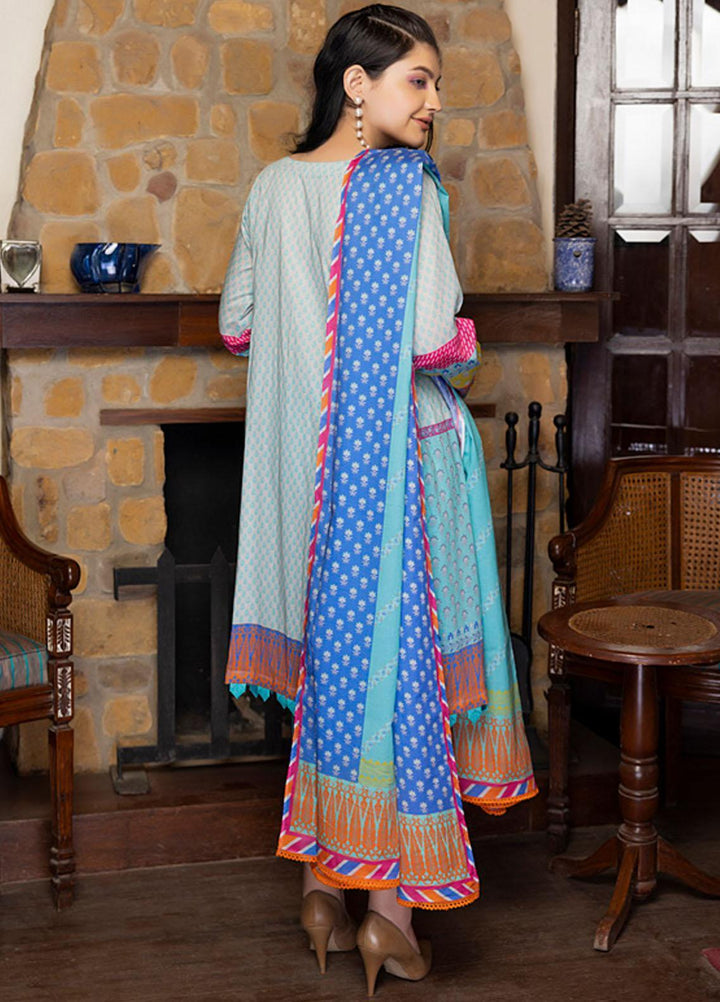 Orchid By Regalia Textiles Printed Lawn Suits Unstitched 3 Piece RGT23O D-16 - Summer Collection