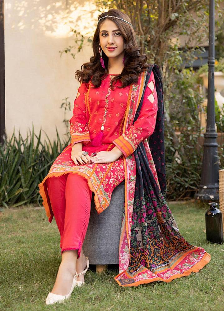 Orchid By Regalia Textiles Printed Lawn Suits Unstitched 3 Piece RGT23O D-2 - Summer Collection