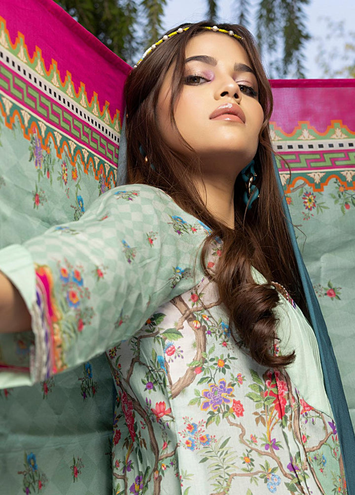 Orchid By Regalia Textiles Printed Lawn Suits Unstitched 3 Piece RGT23O D-3 - Summer Collection