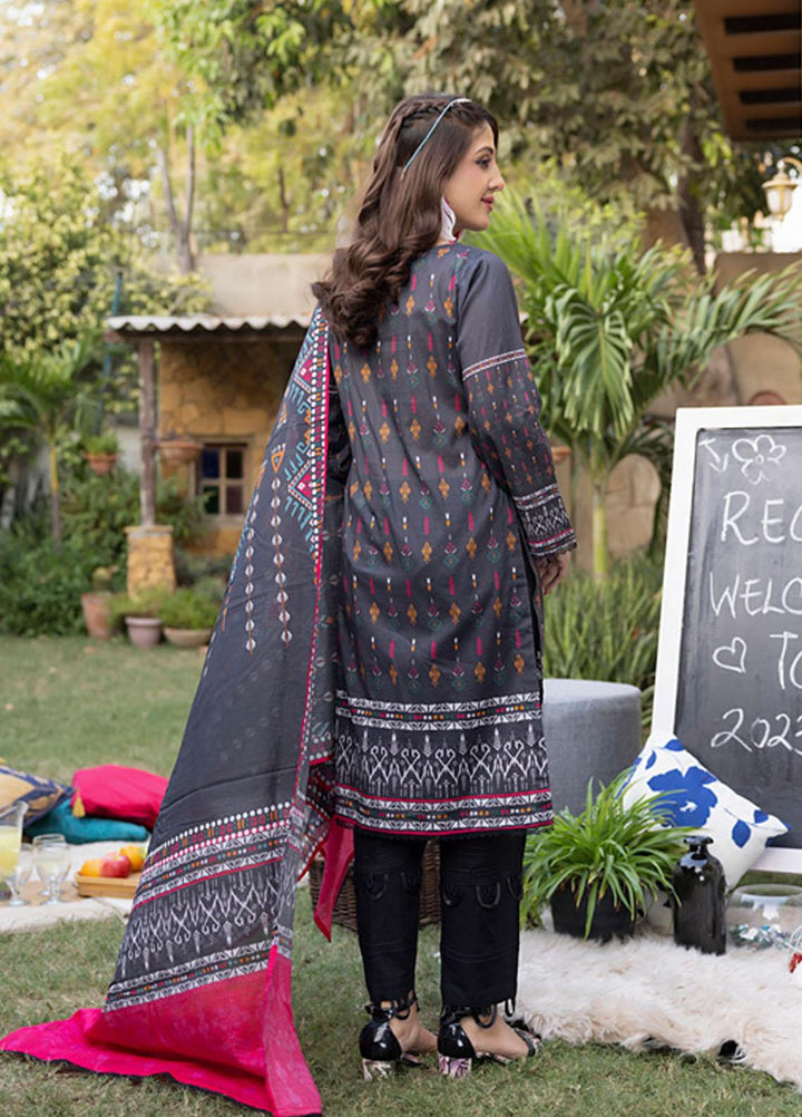 Orchid By Regalia Textiles Printed Lawn Suits Unstitched 3 Piece RGT23O D-4 - Summer Collection