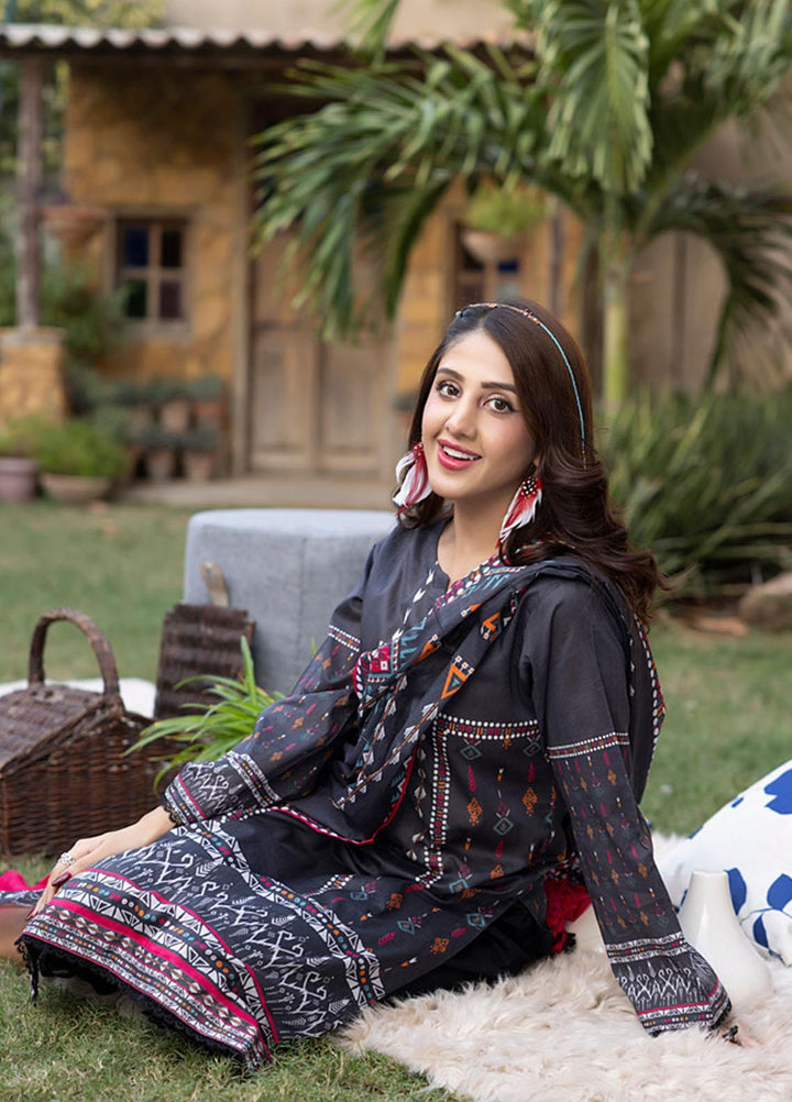 Orchid By Regalia Textiles Printed Lawn Suits Unstitched 3 Piece RGT23O D-4 - Summer Collection