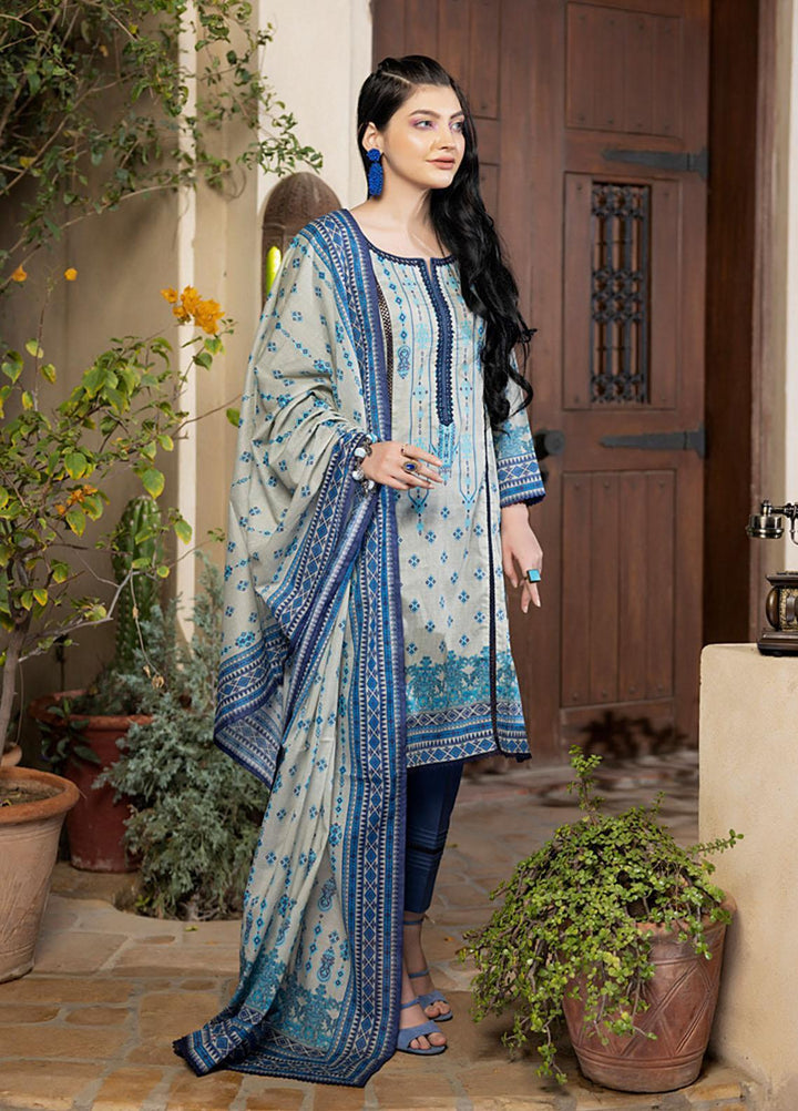 Orchid By Regalia Textiles Printed Lawn Suits Unstitched 3 Piece RGT23O D-9 - Summer Collection