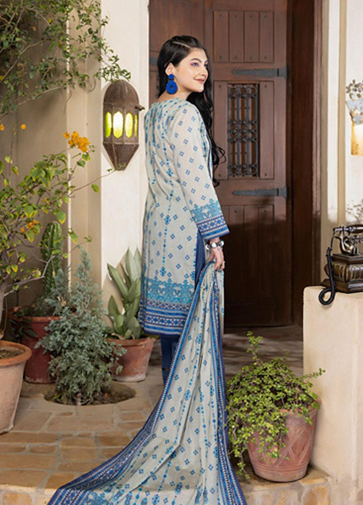 Orchid By Regalia Textiles Printed Lawn Suits Unstitched 3 Piece RGT23O D-9 - Summer Collection