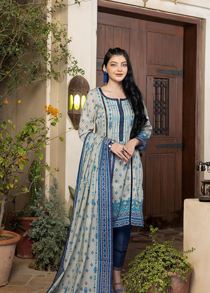 Orchid By Regalia Textiles Printed Lawn Suits Unstitched 3 Piece RGT23O D-9 - Summer Collection