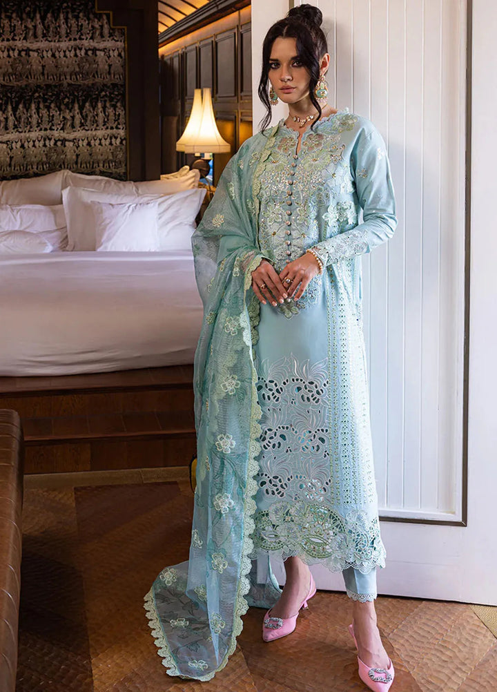 Orient Express By Mushq Embroidered Lawn Suits Unstitched 3 Piece MQ24OE D-02 Reve - Luxury Collection