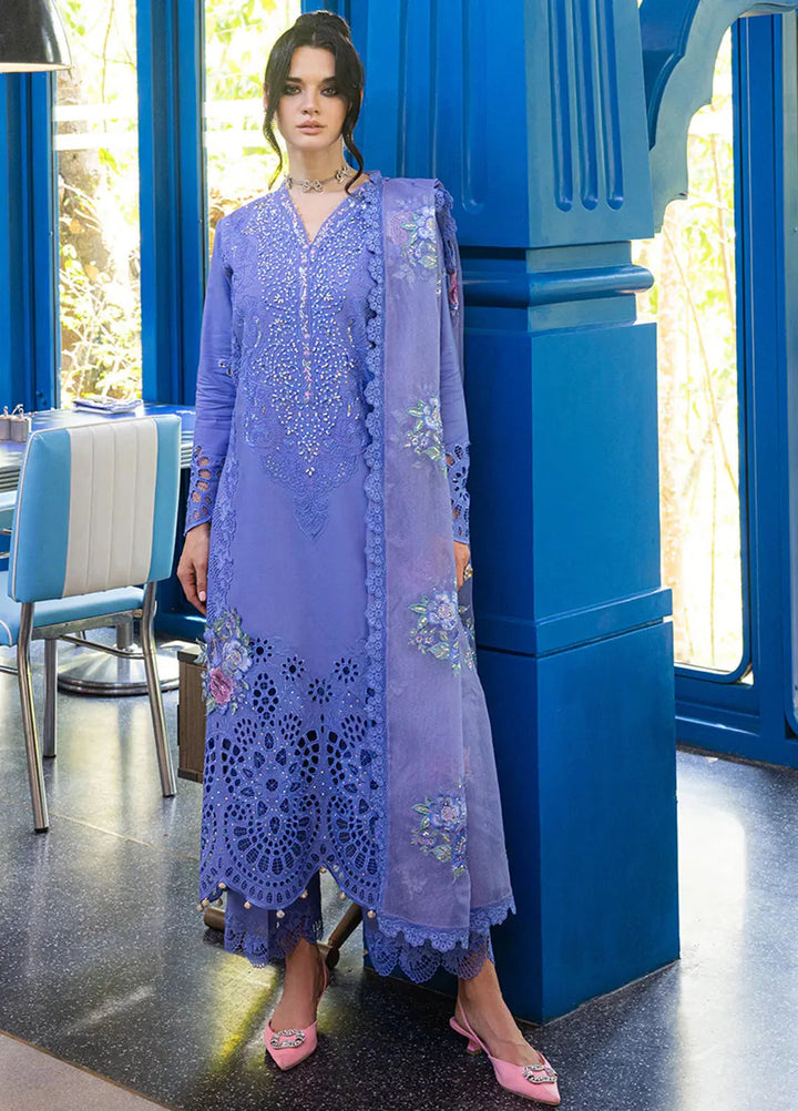 Orient Express By Mushq Embroidered Lawn Suits Unstitched 3 Piece MQ24OE D-03 Charme - Luxury Collection