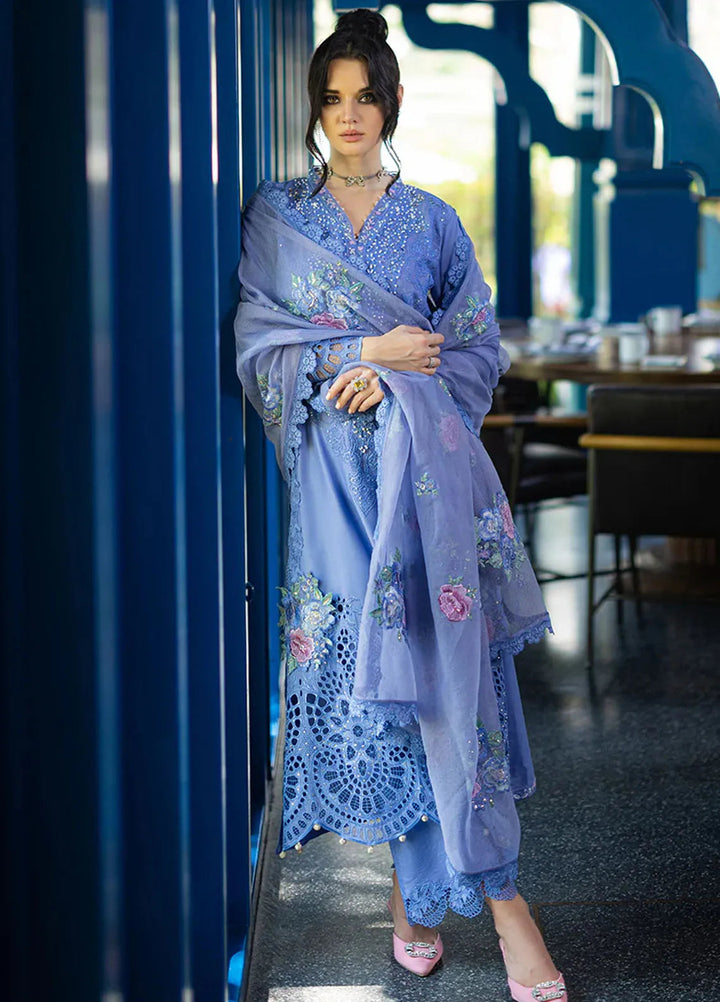 Orient Express By Mushq Embroidered Lawn Suits Unstitched 3 Piece MQ24OE D-03 Charme - Luxury Collection