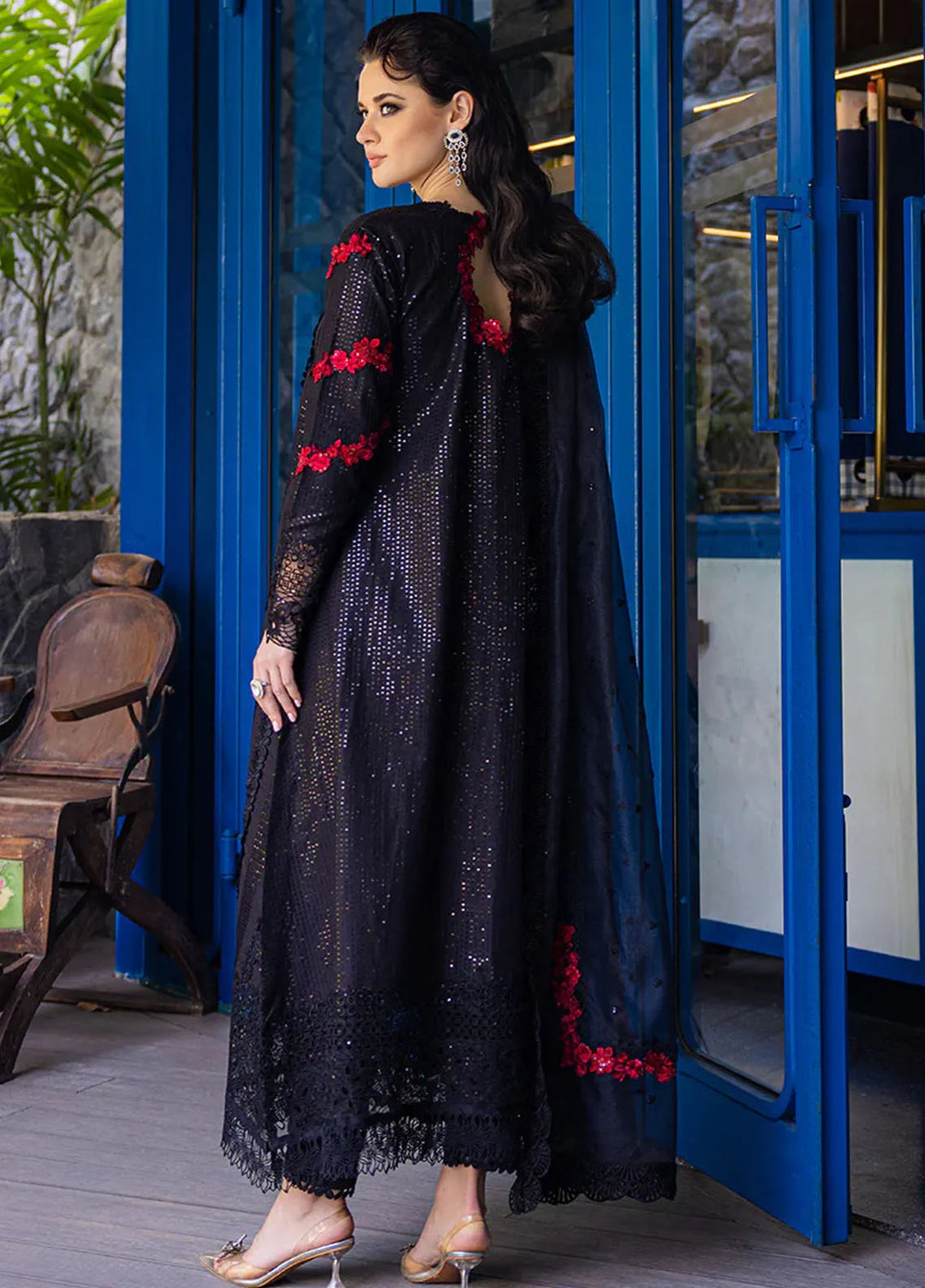 Orient Express By Mushq Embroidered Lawn Suits Unstitched 3 Piece MQ24OE D-04 Exotica - Luxury Collection