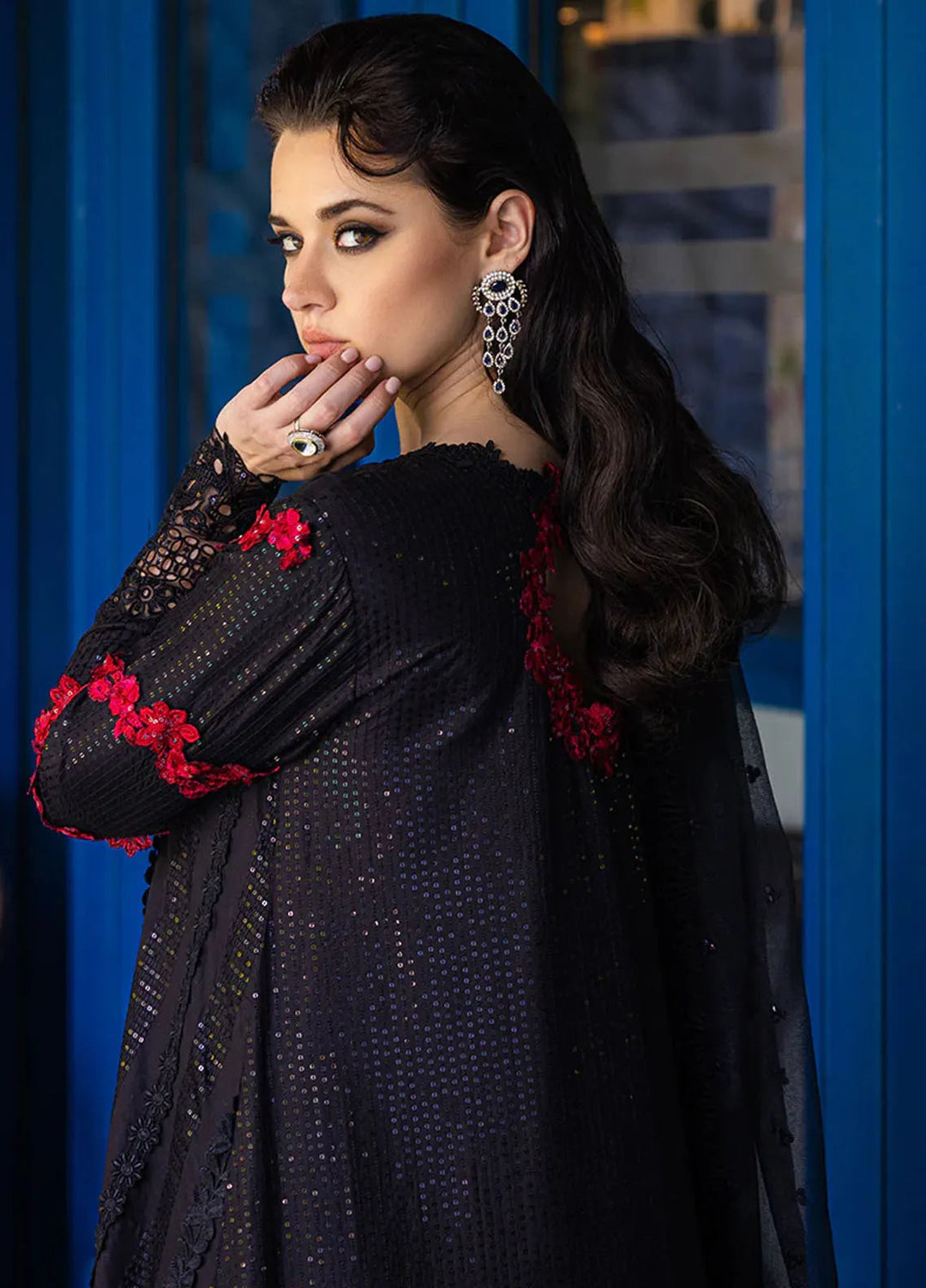 Orient Express By Mushq Embroidered Lawn Suits Unstitched 3 Piece MQ24OE D-04 Exotica - Luxury Collection