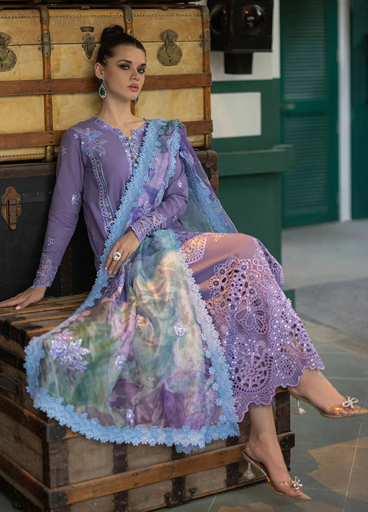 Orient Express By Mushq Embroidered Lawn Suits Unstitched 3 Piece MQ24OE D-05 Adeline - Luxury Collection