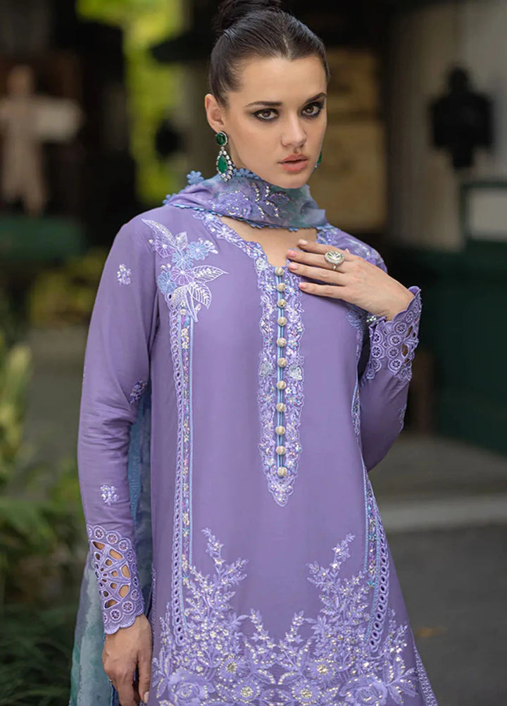 Orient Express By Mushq Embroidered Lawn Suits Unstitched 3 Piece MQ24OE D-05 Adeline - Luxury Collection