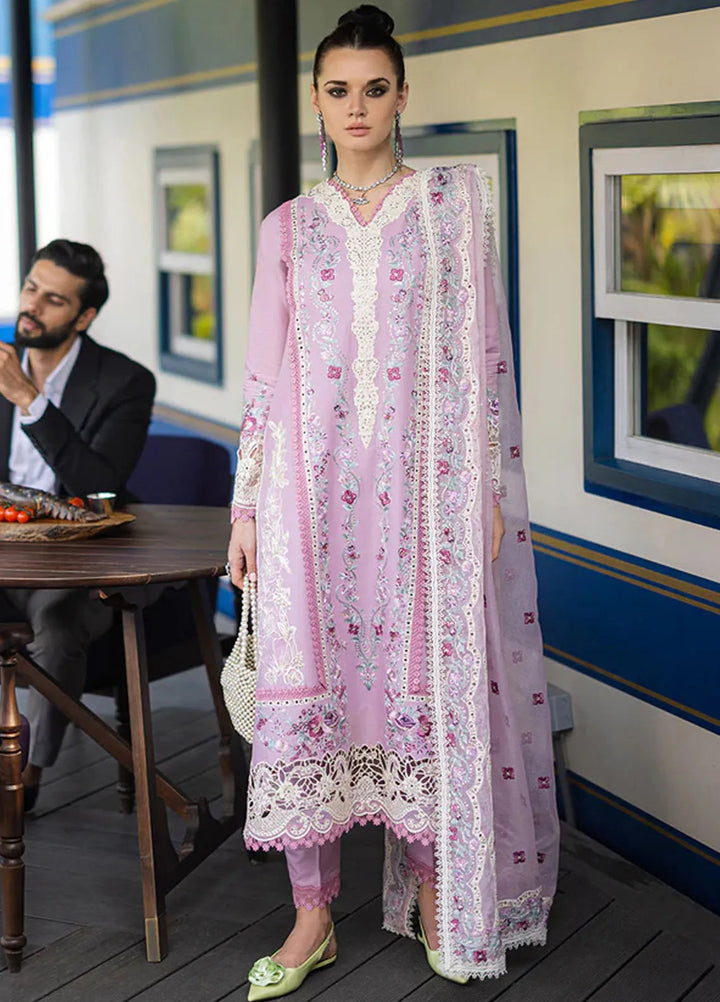 Orient Express By Mushq Embroidered Lawn Suits Unstitched 3 Piece MQ24OE D-06 Raffine - Luxury Collection