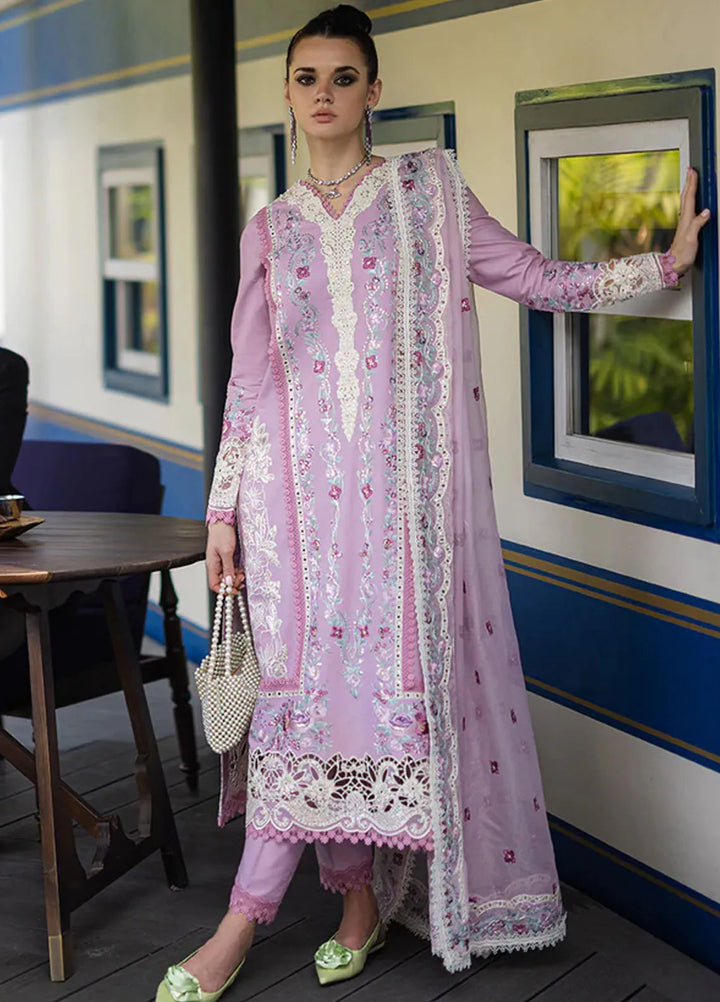 Orient Express By Mushq Embroidered Lawn Suits Unstitched 3 Piece MQ24OE D-06 Raffine - Luxury Collection